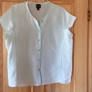 Gorgeous Eileen Fisher Linen Blouse